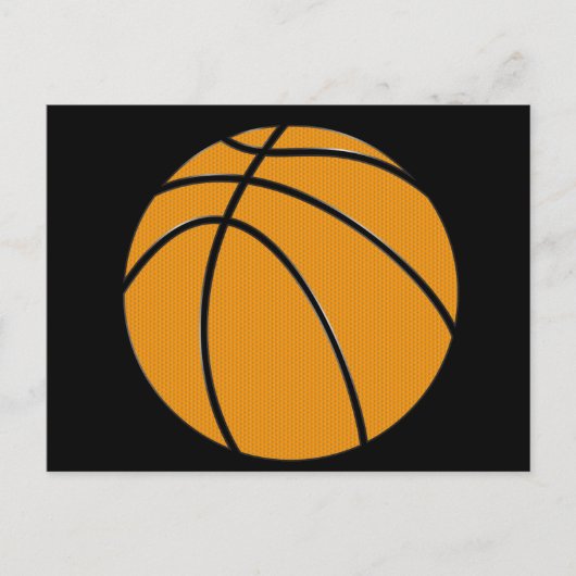 Basketball Postkarte (Vorderseite)