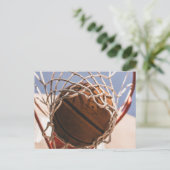 Basketball Postkarte (Stehend Vorderseite)