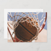 Basketball Postkarte (Vorne/Hinten)