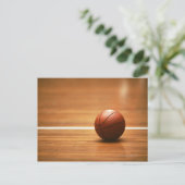 Basketball Postkarte (Stehend Vorderseite)