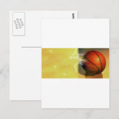 Basketball Postkarte (Vorne/Hinten)