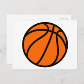 Basketball Postkarte (Vorne/Hinten)