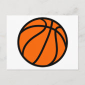 Basketball Postkarte (Vorderseite)