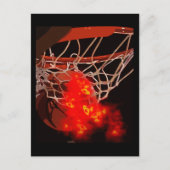 Basketball Postkarte (Vorderseite)