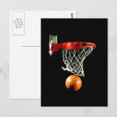 Basketball Postkarte (Vorne/Hinten)