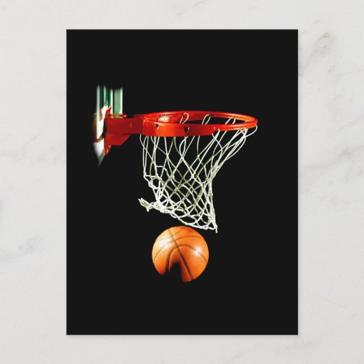 Basketball Postkarte (Vorderseite)