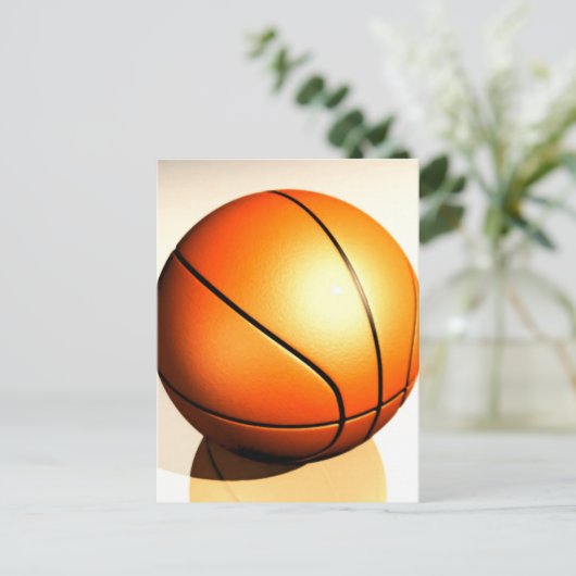 Basketball Postkarte (Stehend Vorderseite)