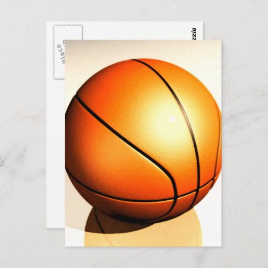 Basketball Postkarte (Vorne/Hinten)