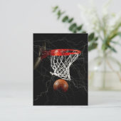 Basketball Postkarte (Stehend Vorderseite)