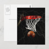 Basketball Postkarte (Vorne/Hinten)