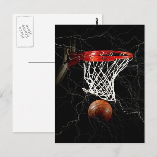 Basketball Postkarte (Vorne/Hinten)