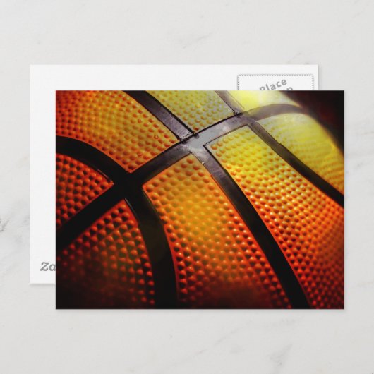 Basketball Postkarte (Vorne/Hinten)