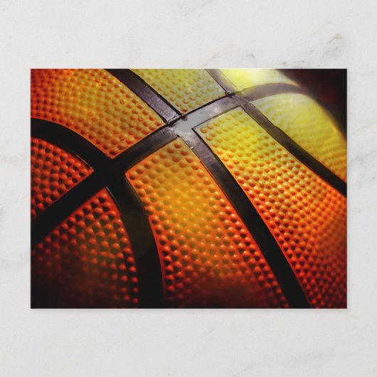 Basketball Postkarte (Vorderseite)