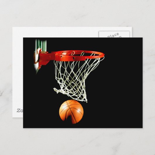 Basketball Postkarte (Vorne/Hinten)