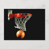 Basketball Postkarte (Vorderseite)