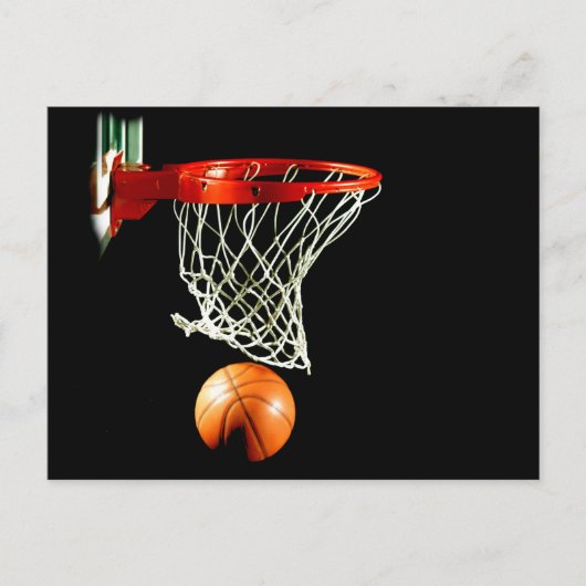 Basketball Postkarte (Vorderseite)