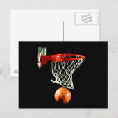 Basketball Postkarte (Vorne/Hinten)