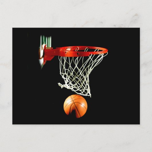Basketball Postkarte (Vorderseite)