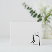 BASKETBALL POSTKARTE (Stehend Vorderseite)