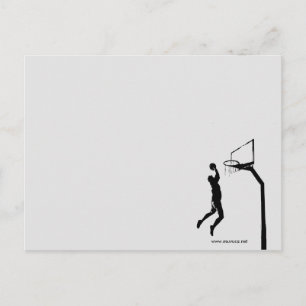 BASKETBALL POSTKARTE