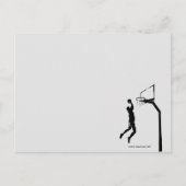 BASKETBALL POSTKARTE (Vorderseite)