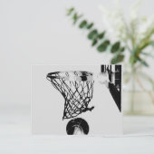 Basketball Postkarte (Stehend Vorderseite)