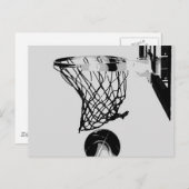 Basketball Postkarte (Vorne/Hinten)