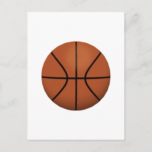 Basketball: Postkarte (Vorderseite)