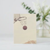 Basketball Postkarte (Stehend Vorderseite)