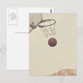Basketball Postkarte (Vorne/Hinten)