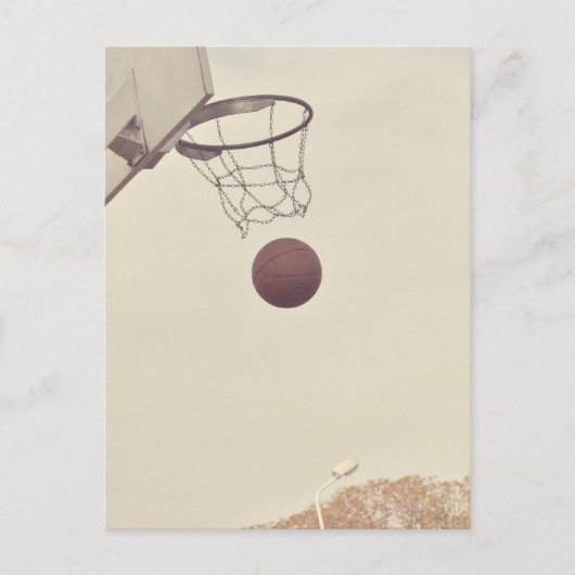 Basketball Postkarte (Vorderseite)