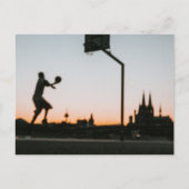 Basketball Postkarte (Vorderseite)
