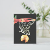 Basketball Postkarte (Stehend Vorderseite)