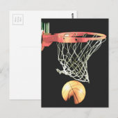 Basketball Postkarte (Vorne/Hinten)