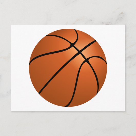 Basketball Postkarte (Vorderseite)