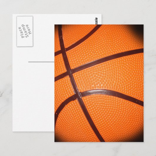 Basketball Postkarte (Vorne/Hinten)