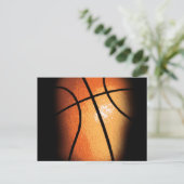 Basketball Postkarte (Stehend Vorderseite)