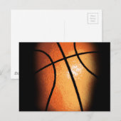 Basketball Postkarte (Vorne/Hinten)