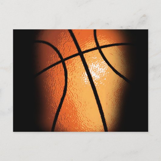 Basketball Postkarte (Vorderseite)