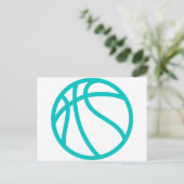 BASKETBALL POSTKARTE (Stehend Vorderseite)