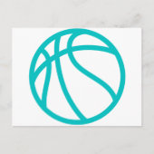 BASKETBALL POSTKARTE (Vorderseite)