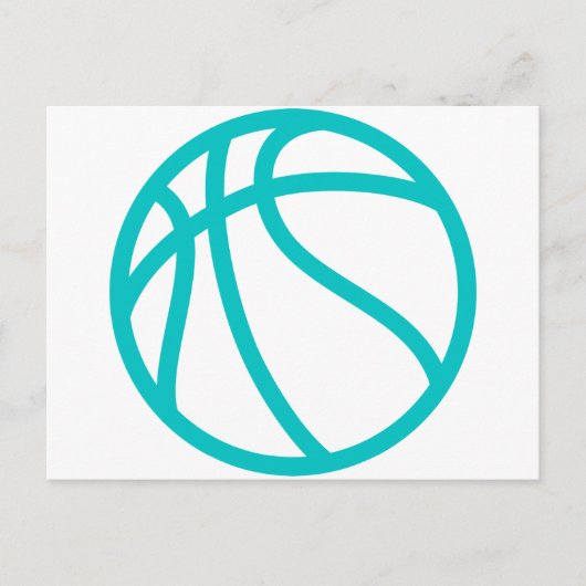 BASKETBALL POSTKARTE (Vorderseite)