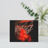 Basketball Postkarte (Stehend Vorderseite)
