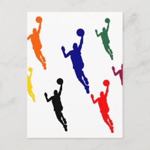 BASKETBALL POSTKARTE