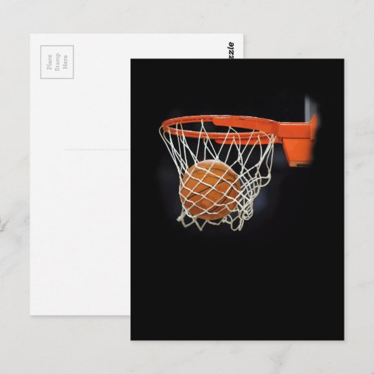 Basketball Postkarte (Vorne/Hinten)