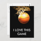 Basketball Postkarte (Vorne/Hinten)