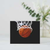 Basketball Postkarte (Stehend Vorderseite)