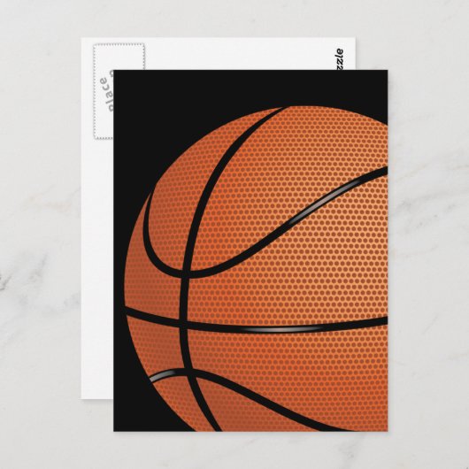Basketball Postkarte (Vorne/Hinten)