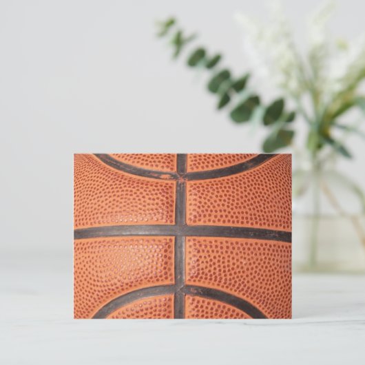 Basketball Postkarte (Stehend Vorderseite)