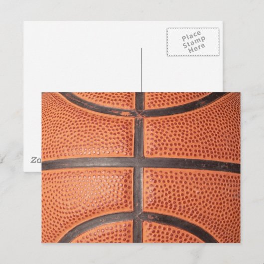 Basketball Postkarte (Vorne/Hinten)